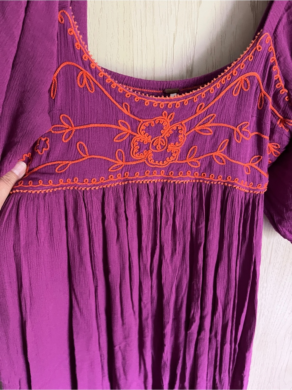 Free People Wedgewood Maxi Dress in Orchid Pavillion Size Med - Picture 7 of 13